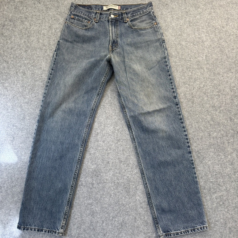 VINTAGE Levis 550 Jeans Mens 32x32 Straight Leg Relaxed Denim Y2K